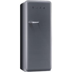Smeg FAB28QX1 60cm 'Retro Style' Fridge and Ice Box in Silver with Right Hand Hinge